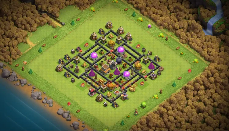 Clash Of Clans 8 Seviye Köy Düzeni